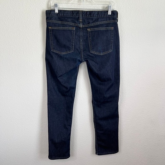 J. Crew Matchstick Jeans Women's 28 Slim Straight Leg Low Rise Dark Wash Stretch - Picture 3 of 6